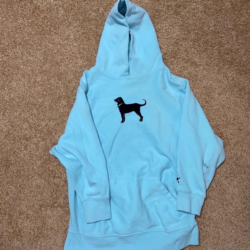 black dog kids hoodie